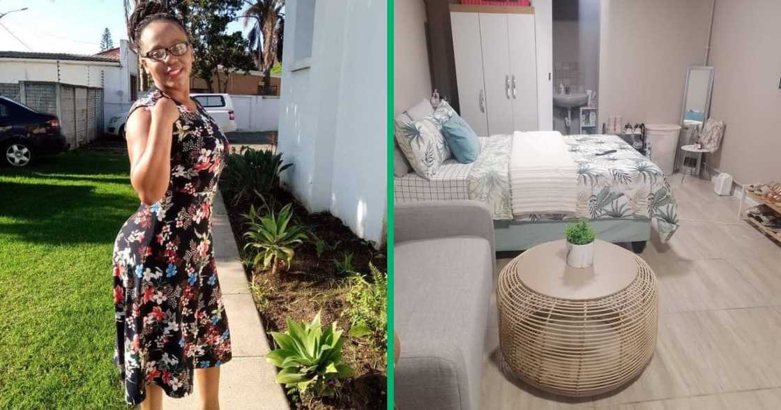 The lady in the Eastern Cape shared photos of her home online