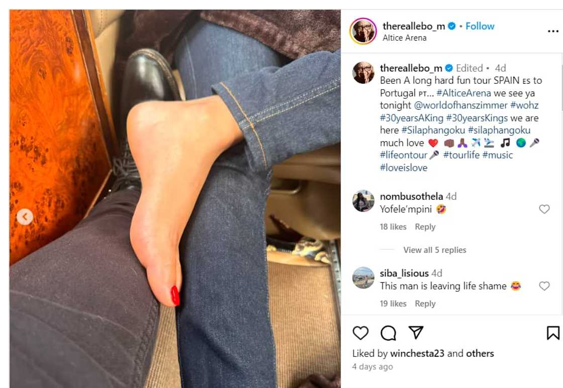Lebo M and his alleged new lady are on vacation. Lebo M and his alleged new lady are on vacation.