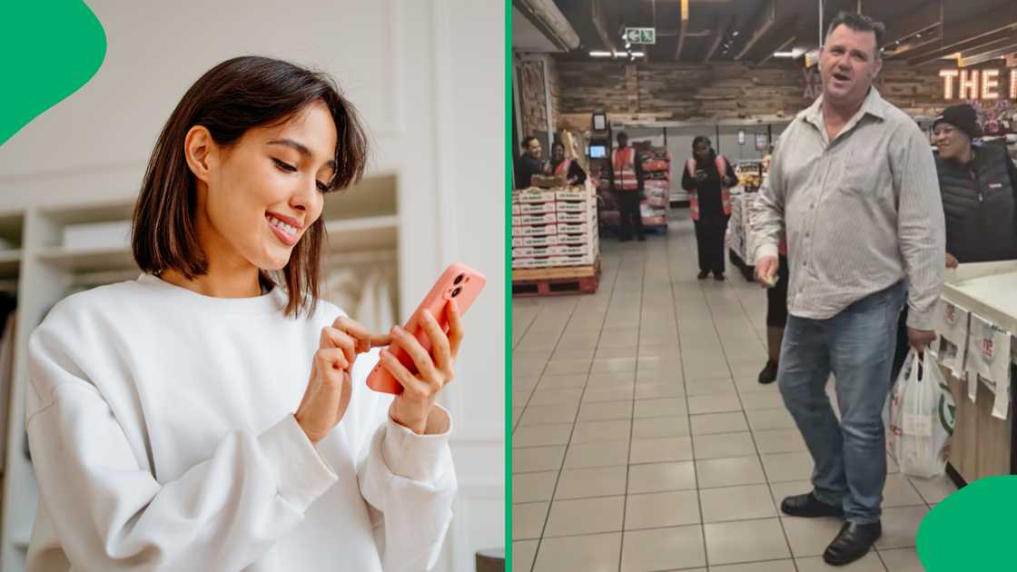 An "Afrikaner gent" set a local Spar alight in song, which Mzansi loved. An "Afrikaner gent" set a local Spar alight in song, which Mzansi loved.