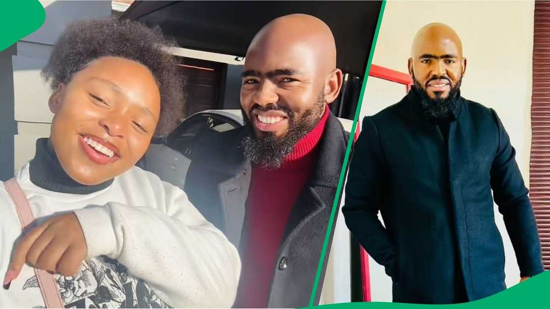 A TikTok video shows a father chuckling at his daughter, who was late for school. A TikTok video shows a father chuckling at his daughter, who was late for school.