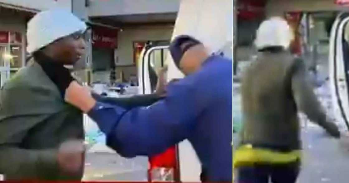 Mzansi, Stitches, Video, Man, Running, Police Mzansi, Stitches, Video, Man, Running, Police