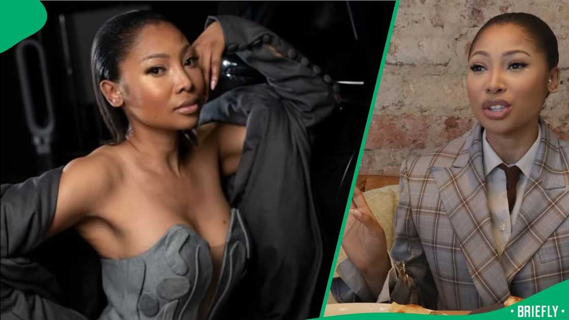 Enhle Mbali Mlothswa denied cheating on Black Coffee. Enhle Mbali Mlothswa denied cheating on Black Coffee.