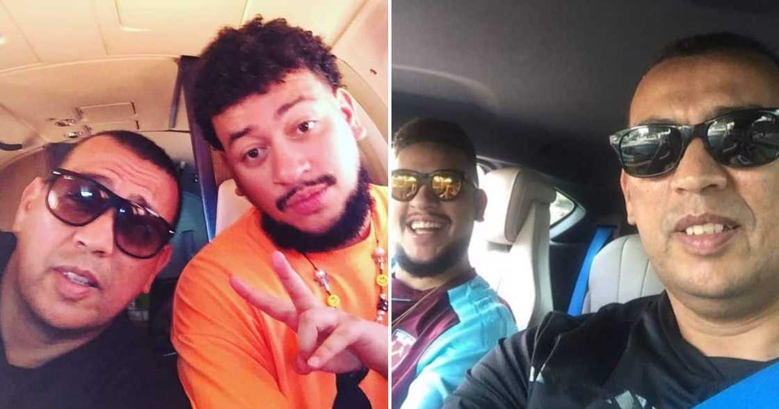 AKA and his dad Tony Forbes flooded Instagram with pictures and videos showing their cute relationship. AKA and his dad Tony Forbes flooded Instagram with pictures and videos showing their cute relationship.