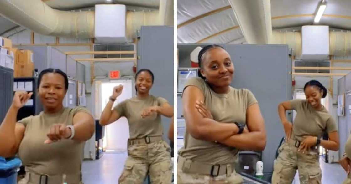 A trio of ladies trended for a TikTok dance challenge. A trio of ladies trended for a TikTok dance challenge.