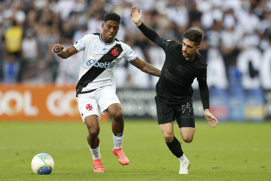 Emerson Rodriguezand Igor Coronado at Neo Quimica Arena in Sao Paulo, Brazil