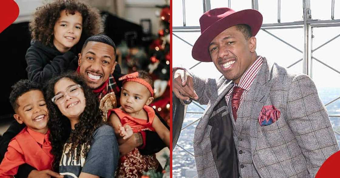 Nick Cannon with his kids