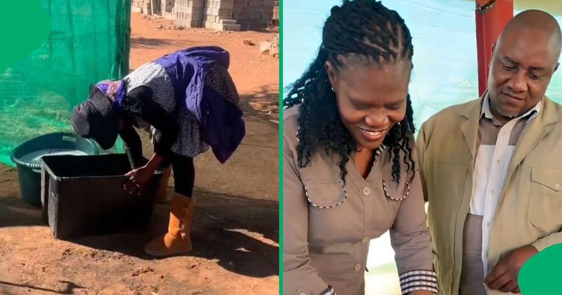 A mom unknowingly helped prepare for her surprise birthday celebration. A mom unknowingly helped prepare for her surprise birthday celebration.