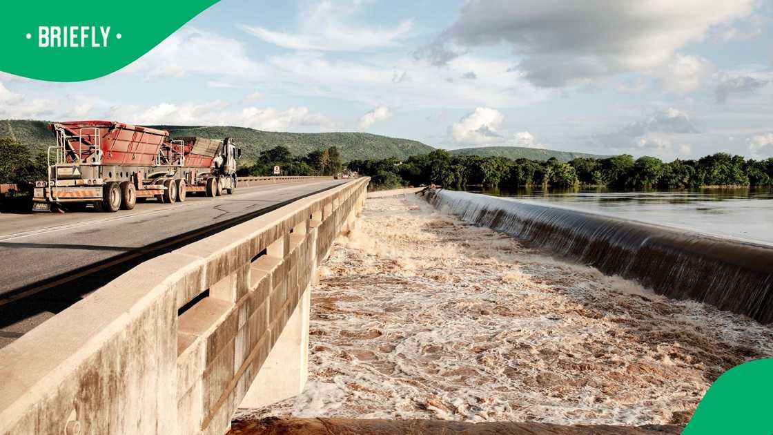 A member of the South African National Defence Force went missing after the Komati River flooded A member of the South African National Defence Force went missing after the Komati River flooded