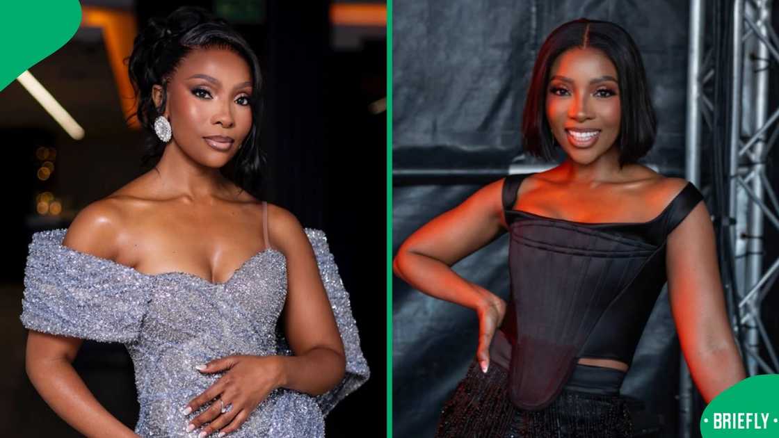 Social media gushed over Pearl Modiadie's photos with her son
