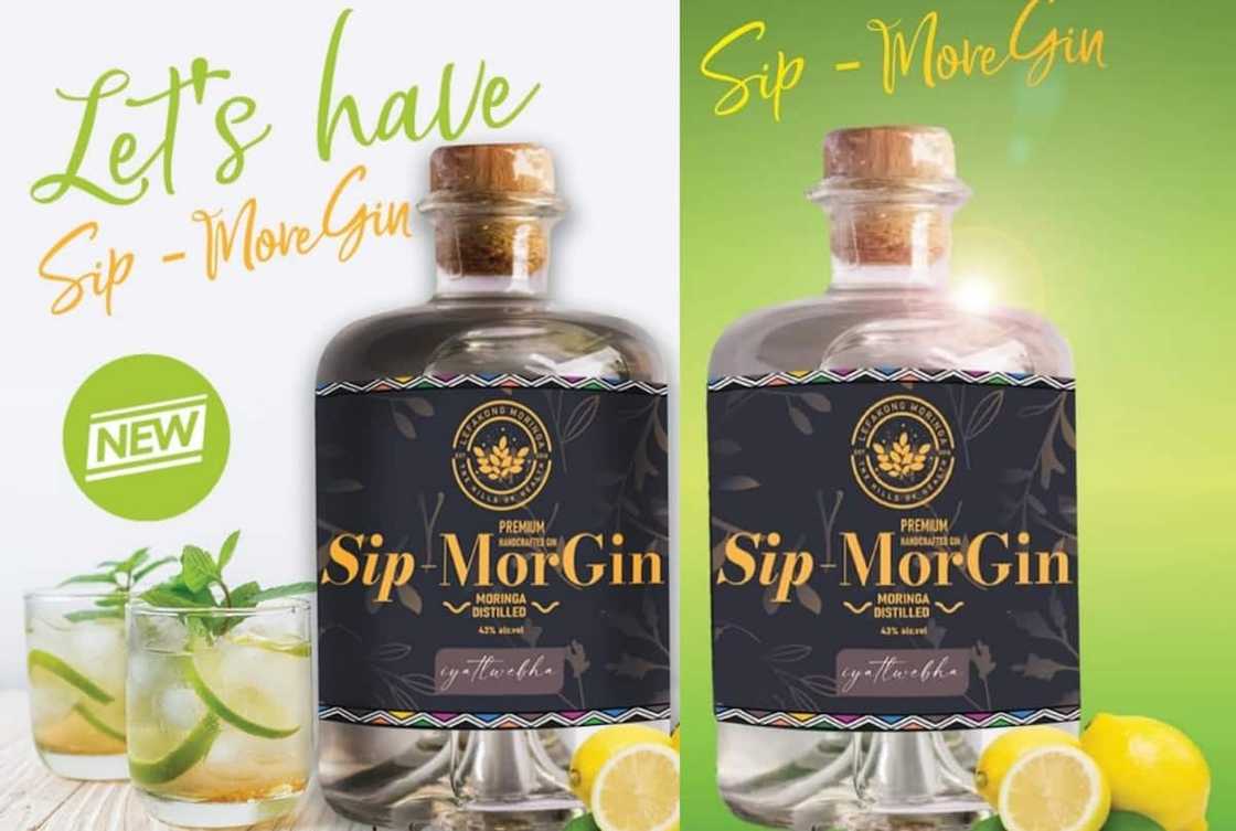 Sipho Mbele's gin