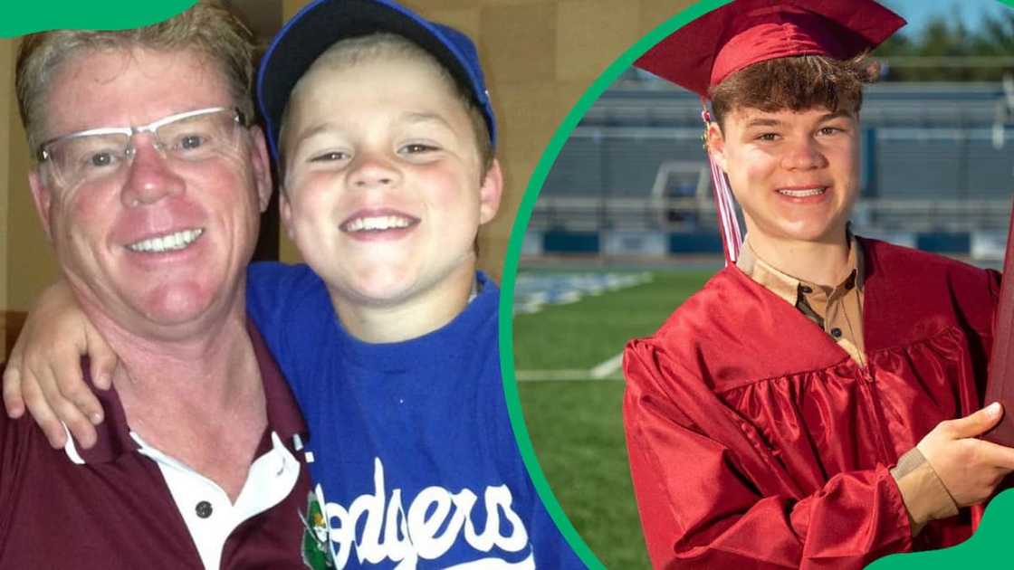Jack Doherty and his father Jack Doherty and his father