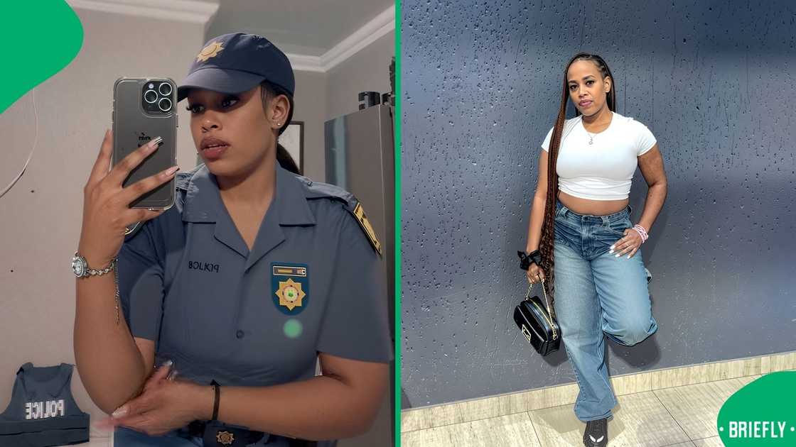 The young woman was rapping a popular American song while filming herself The young woman was rapping a popular American song while filming herself