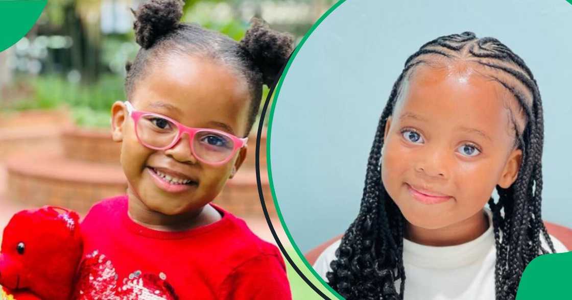 Ntando Duma's daughter Sbahle Mzizi turned 7 Ntando Duma's daughter Sbahle Mzizi turned 7