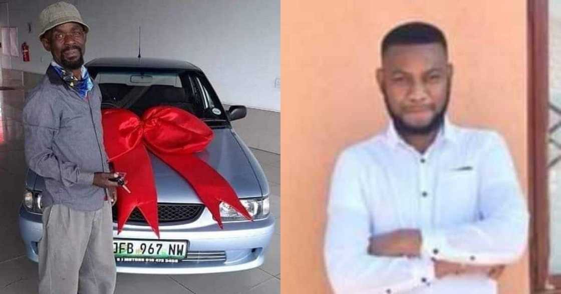 Elderly man, new vehicle, new car, Toyota Tazz, motivational news, inspiring news, South Africa, Mzansi Elderly man, new vehicle, new car, Toyota Tazz, motivational news, inspiring news, South Africa, Mzansi