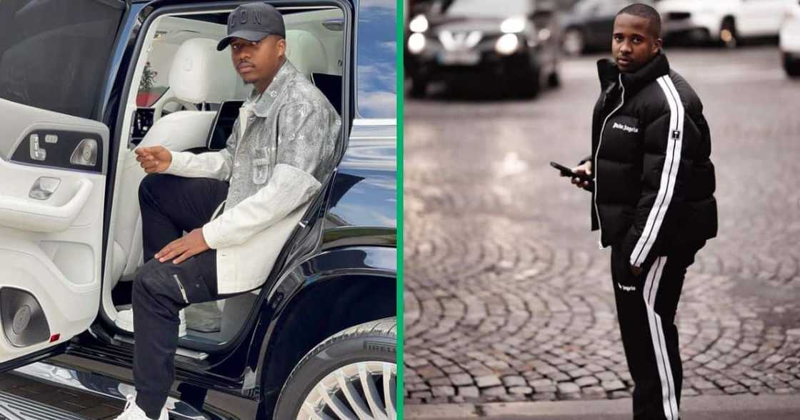 Andile Mpisane looks toned and slim. Andile Mpisane looks toned and slim.