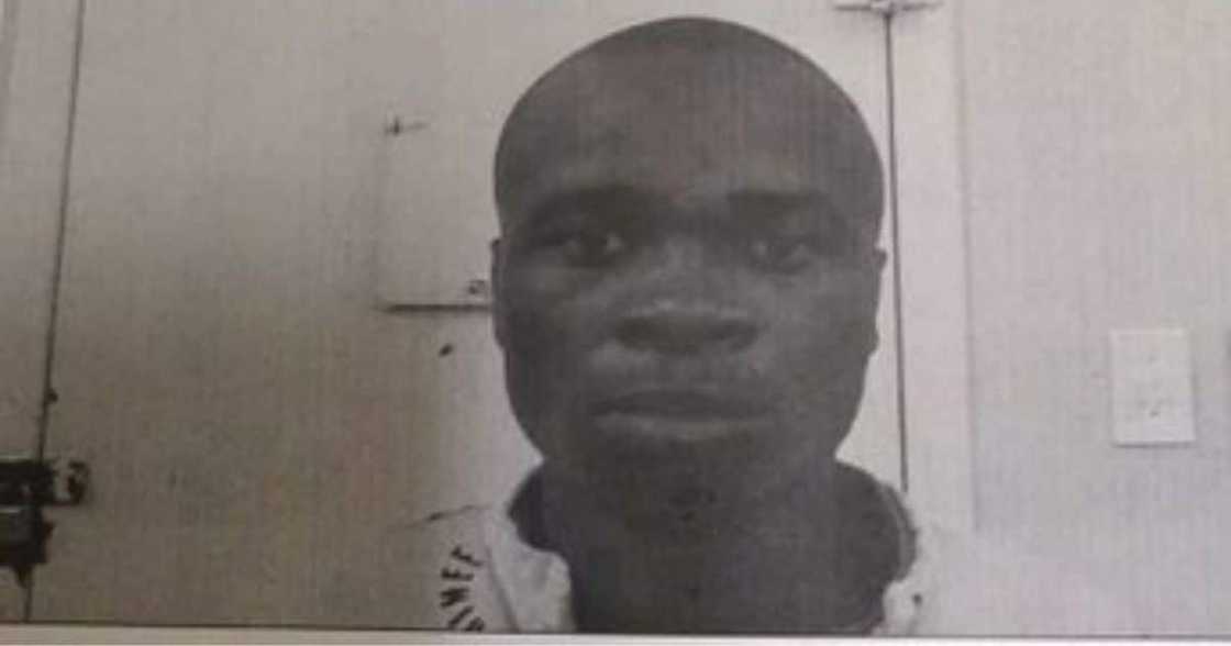 Simba Masinge was captured by the police Simba Masinge was captured by the police