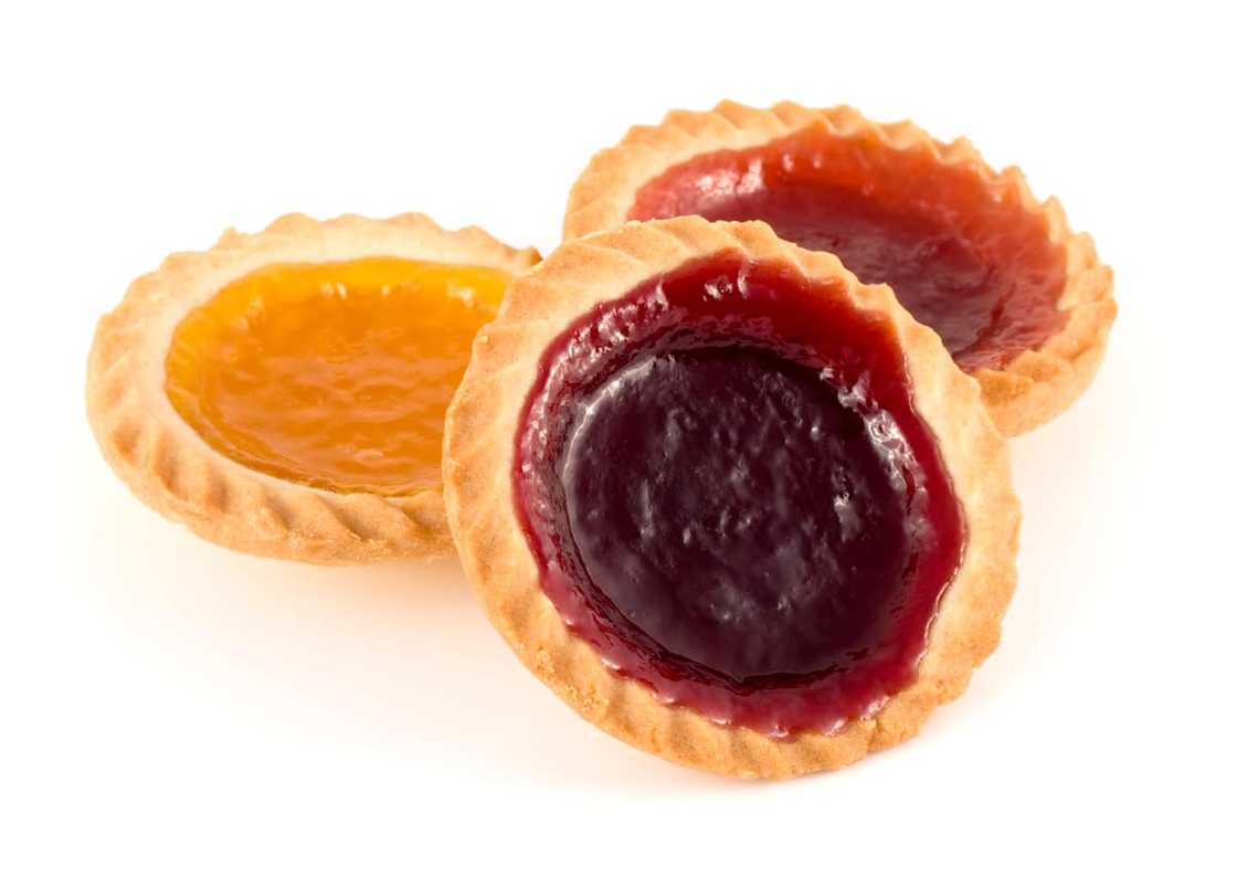 Ready-to-eat jam tarts