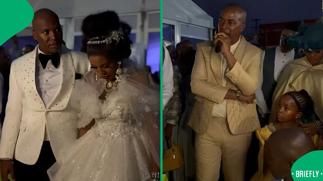 Newlyweds received lavish gifts on their wedding day. Newlyweds received lavish gifts on their wedding day.