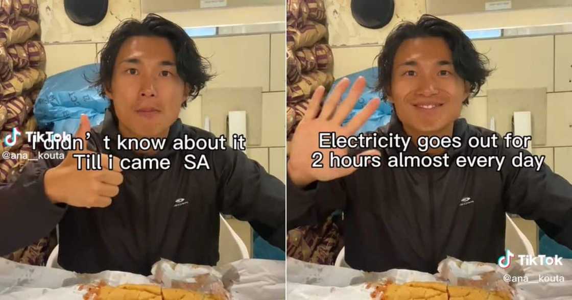 Japanese man explains loadshedding