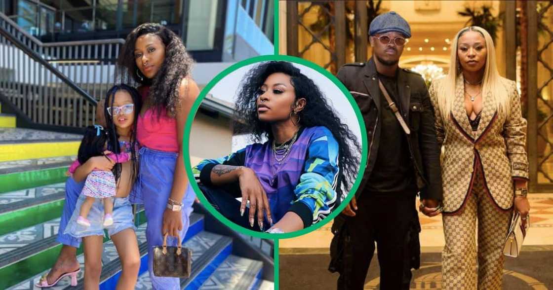 DJ Zinhle and her family DJ Zinhle and her family