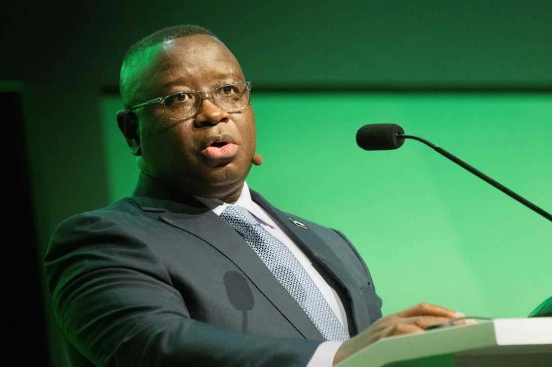 Sierre Leone's president, Julius Maada Bio Sierre Leone's president, Julius Maada Bio