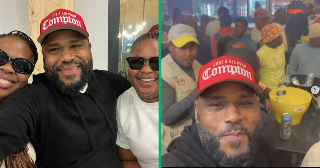 Anthony Anderson in SA Anthony Anderson in SA