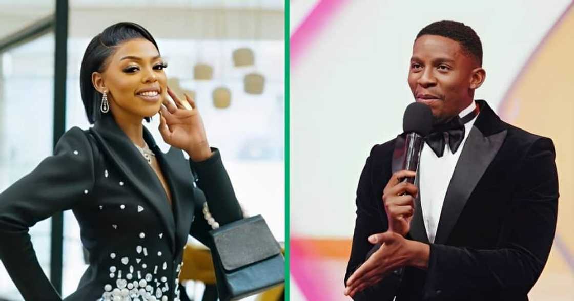 Khosi Twala and Lawrence Maleka are rumoured to be dating Khosi Twala and Lawrence Maleka are rumoured to be dating