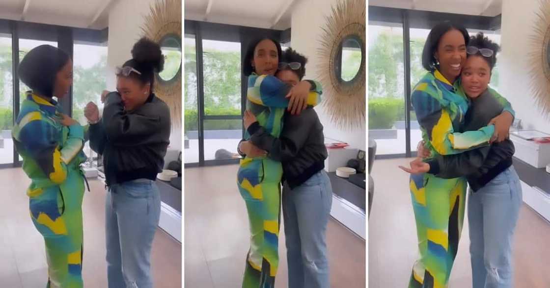 Pearl Thusi’s daughter breaks down meeting Kelly Rowland