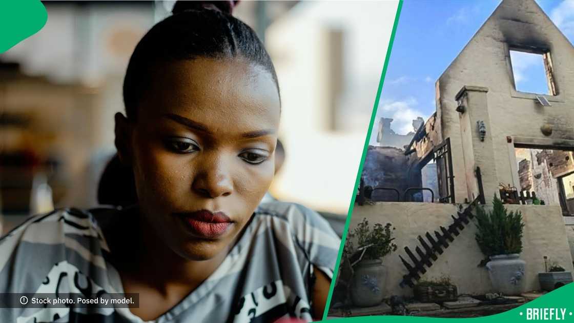 The community is reeling from the destruction after a fast-moving blaze swept through residential areas on Tuesday The community is reeling from the destruction after a fast-moving blaze swept through residential areas on Tuesday