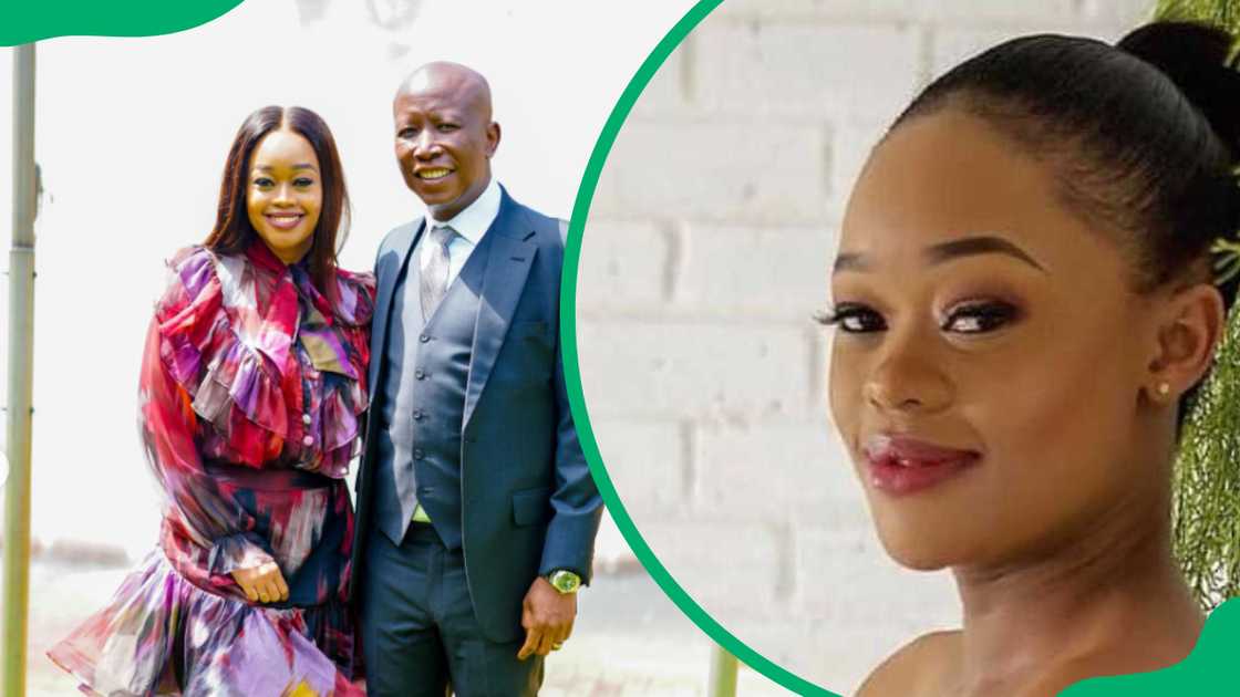 Mantwa Matlala and her husband Julius Malema Mantwa Matlala and her husband Julius Malema