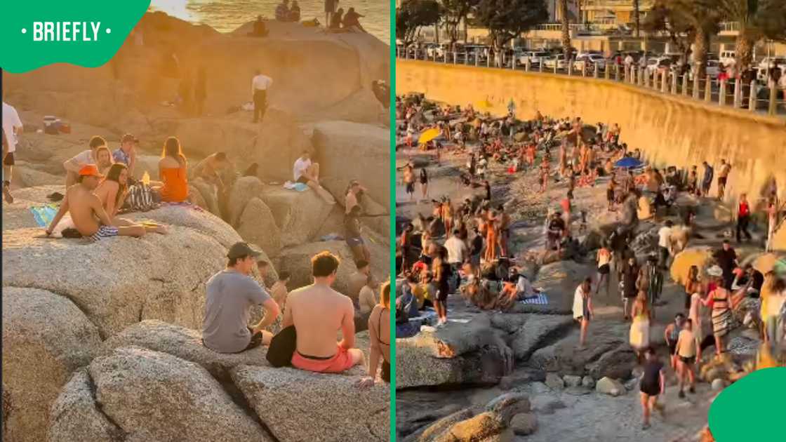 Cape Town beach crowds due to El Nino spark debate