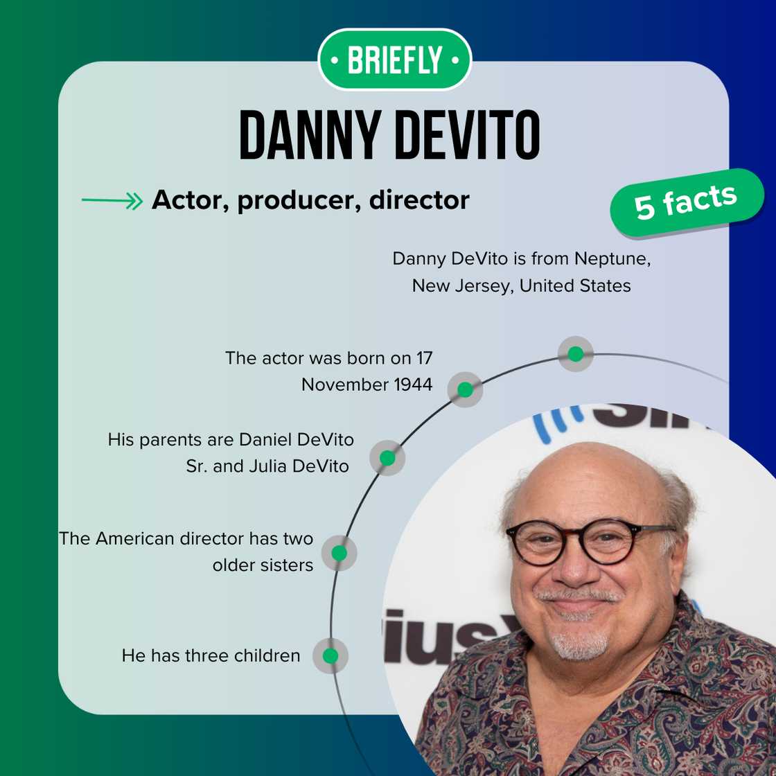 Fast five facts about Danny DeVito.