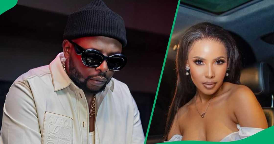 Thuli and DJ Maphorisa had fans talking with a video of them together Thuli and DJ Maphorisa had fans talking with a video of them together