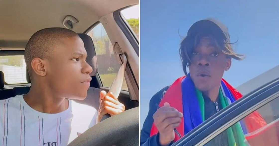 A viral TikTok by user @taduesoffical depicting a South African traffic cop had people in tears A viral TikTok by user @taduesoffical depicting a South African traffic cop had people in tears