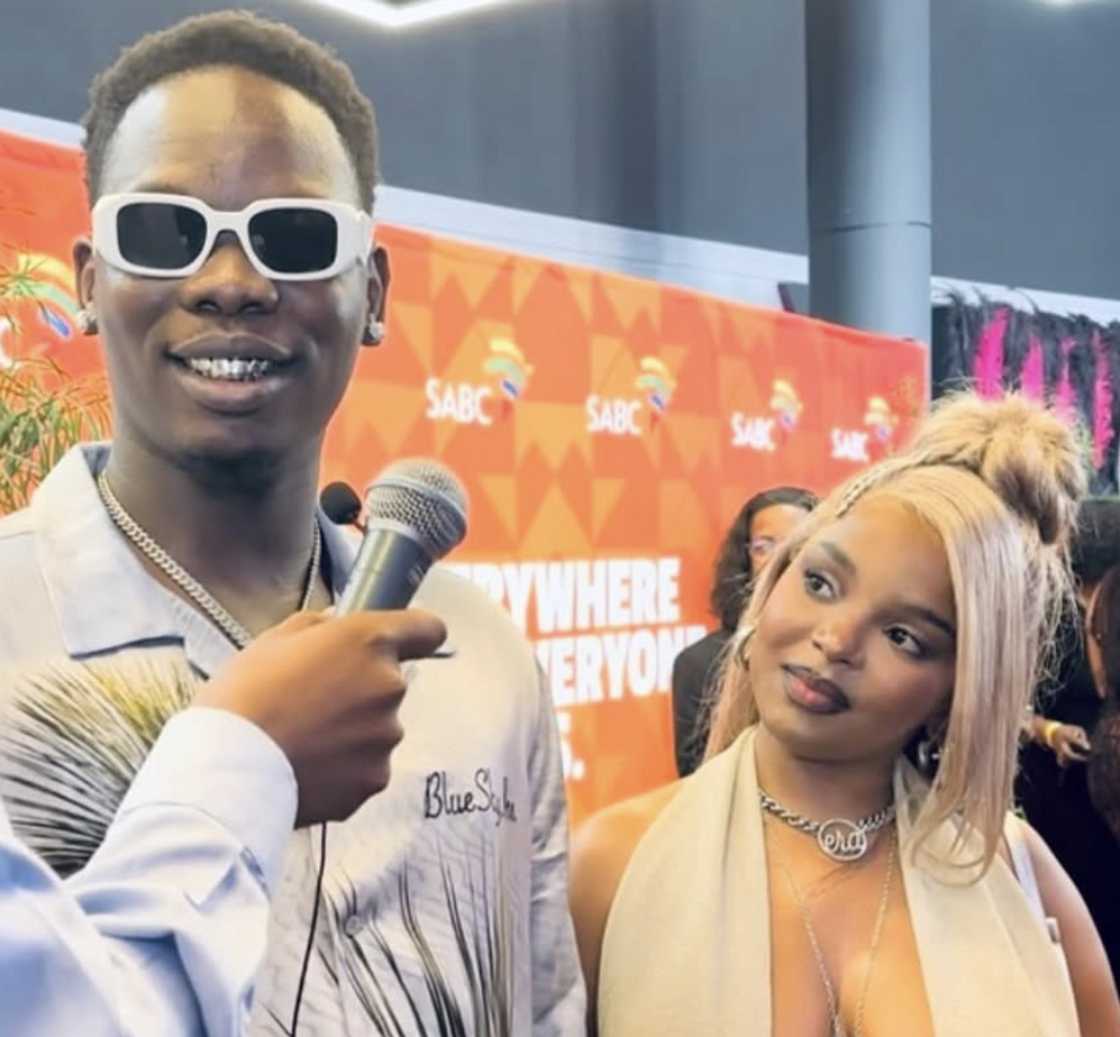 Blxckie's girlfriend shared pictures of herself and their baby