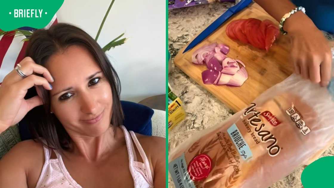 A South African woman made braai broodjies in America.