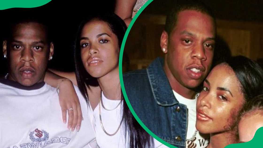 Jay-Z and Aaliyah in 2000 Jay-Z and Aaliyah in 2000