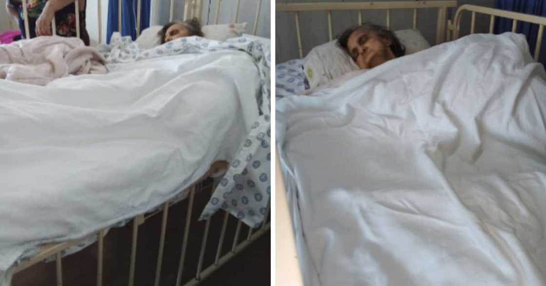 Johanna van der Mescht after she was admitted to the Carletonville Hospital Johanna van der Mescht after she was admitted to the Carletonville Hospital