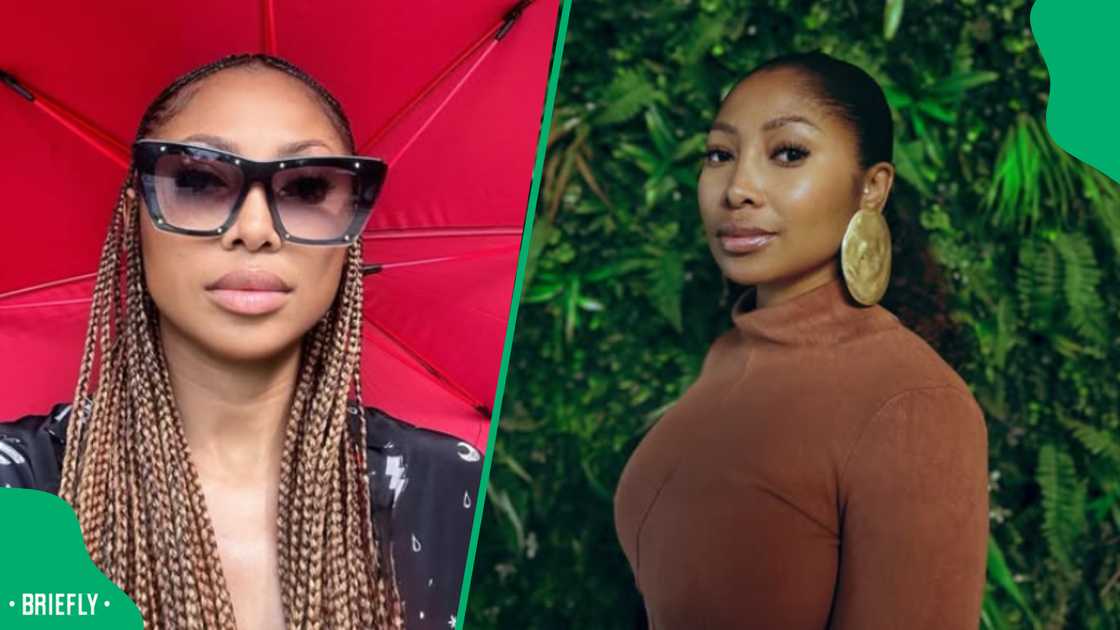 Netizens react to Enhle Mbali enjoying her vacation