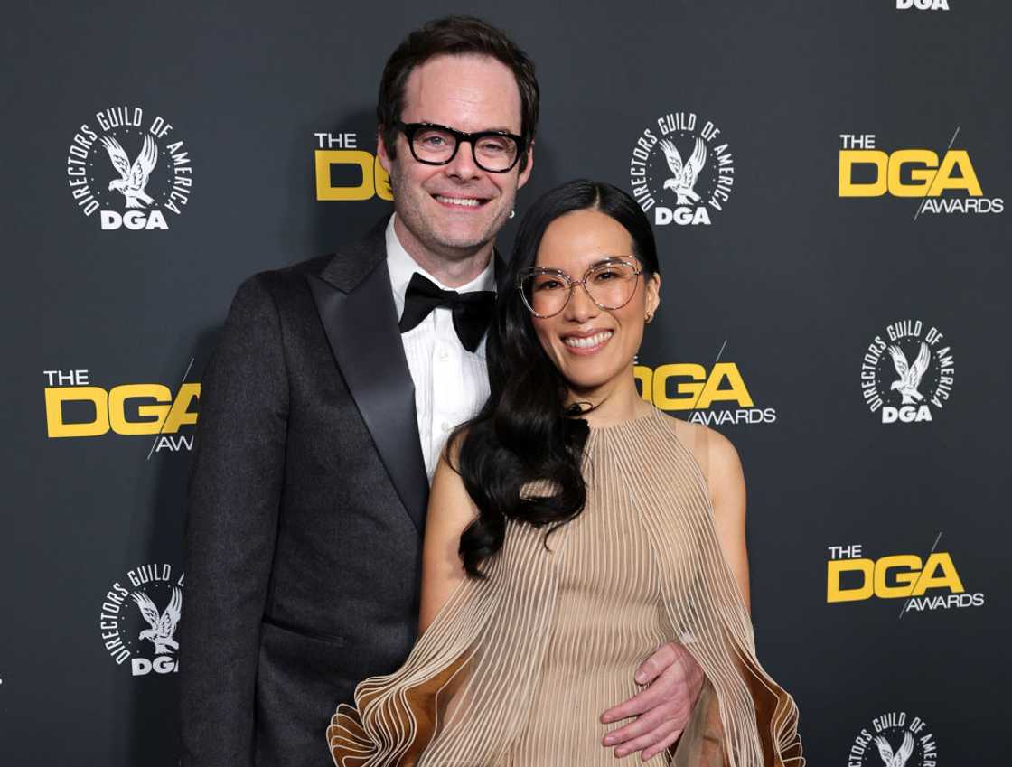 Bill Hader and Ali Wong in Beverly Hills, California. Bill Hader and Ali Wong in Beverly Hills, California.