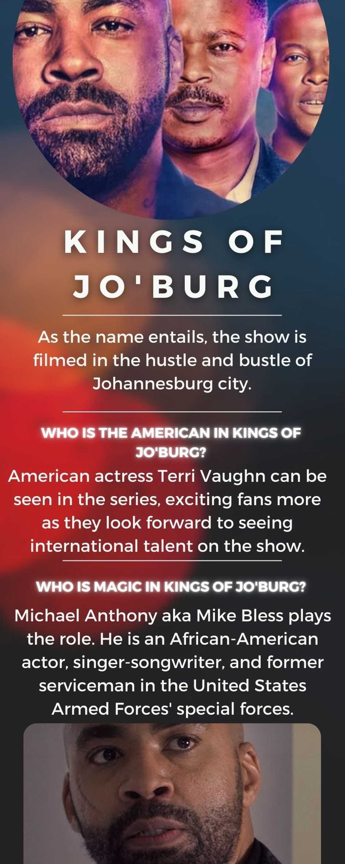 Kings of Jo'burg cast, trailer, plot summary, full story, episodes, theme song Kings of Jo'burg cast, trailer, plot summary, full story, episodes, theme song