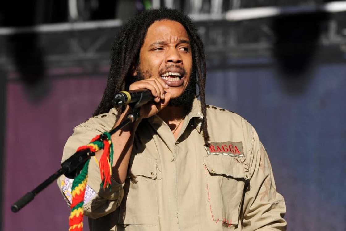 Stephen Marley at Shoreline Amphitheatre in Mountain View, California. Stephen Marley at Shoreline Amphitheatre in Mountain View, California.