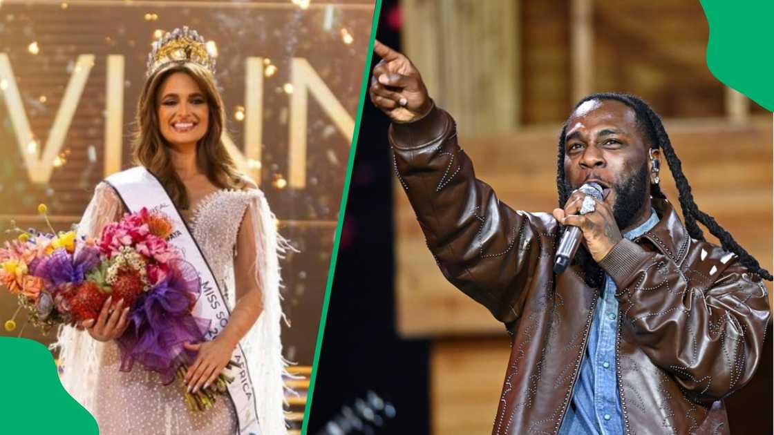 Burna Boy pokes fun at Miss SA 2024