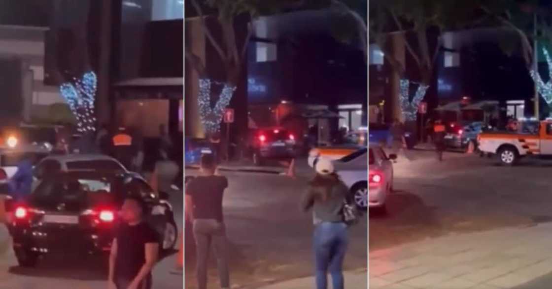 Angry Ex-boyfriend Crashes Through Rosebank Cafe, Mzansi Questions State of GVB Angry Ex-boyfriend Crashes Through Rosebank Cafe, Mzansi Questions State of GVB