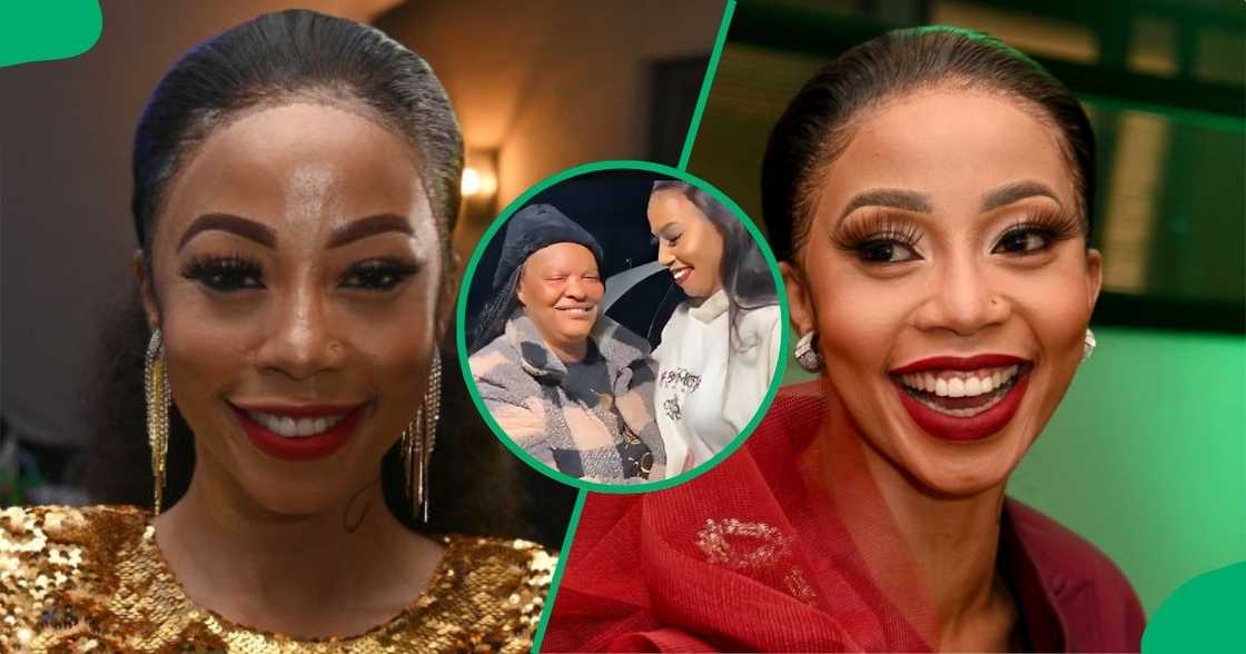 Kelly Khumalo met a fan who idolised her. Kelly Khumalo met a fan who idolised her.