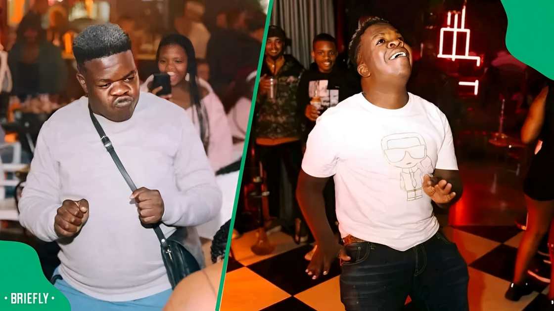 Skomota shows his dance moves Skomota shows his dance moves