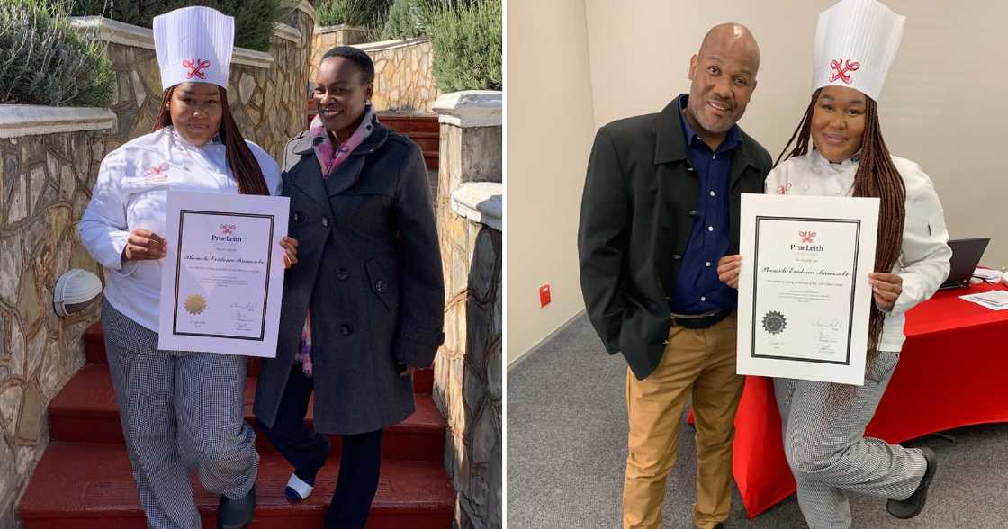 A South African woman is thrilled about becoming a chef A South African woman is thrilled about becoming a chef