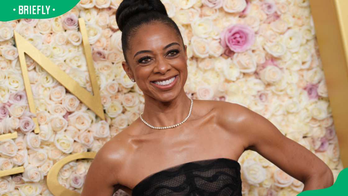 Nischelle Turner during the 2025 Golden Globes at The Beverly Hilton