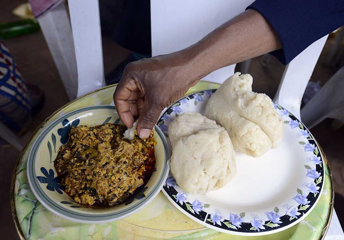 Nigeria's staple food in fufu Nigeria's staple food in fufu
