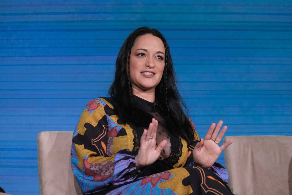 Sara Tomko attends the 2024 TCA Winter Press Tour - NBCUniversal Sara Tomko attends the 2024 TCA Winter Press Tour - NBCUniversal